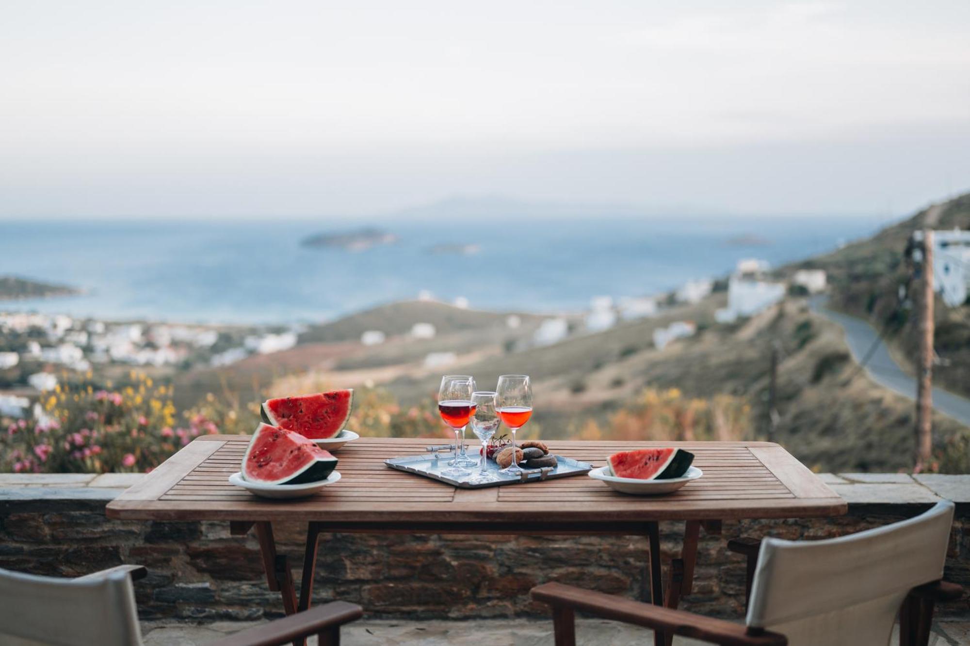Villa Il Paradiso Andros Гаврион Экстерьер фото